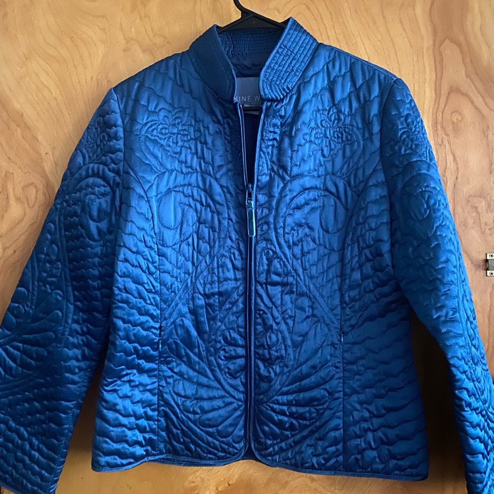 Nine West Quilted Pattern Spring Jacket - image 1